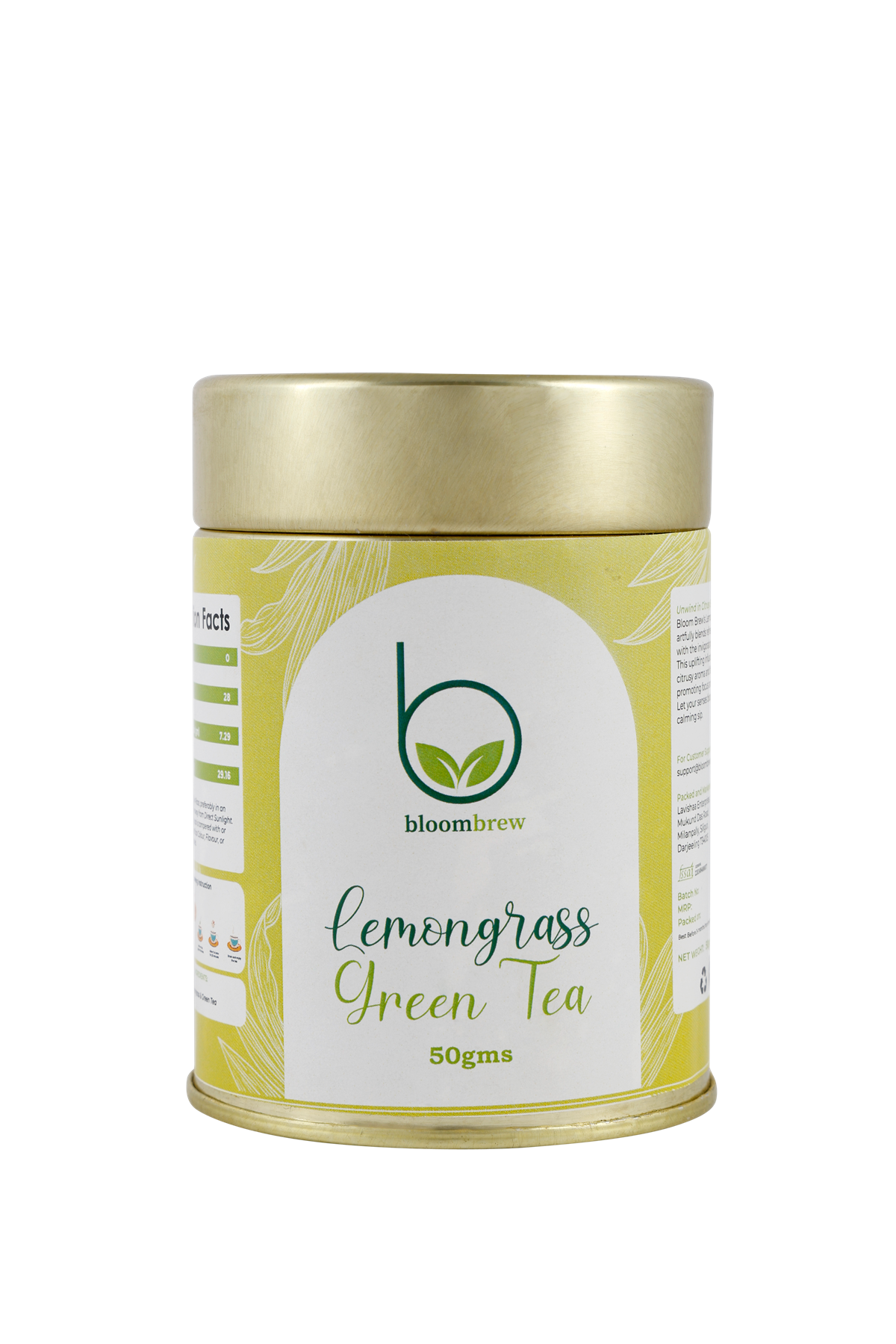 BloomBrew Lemon Grass Green Tea