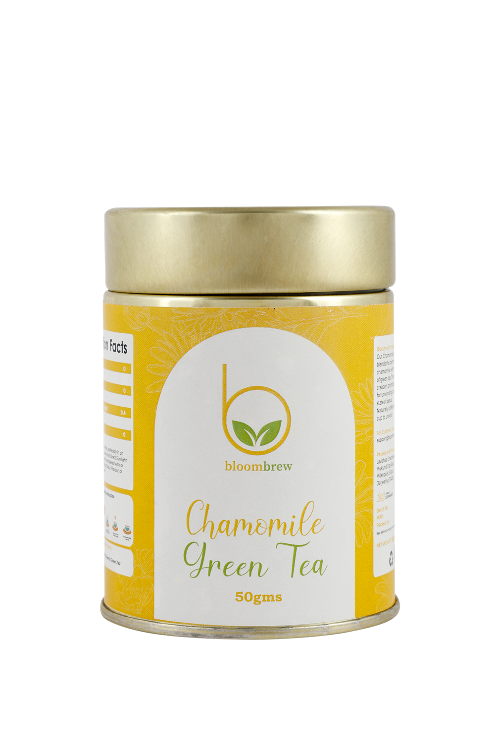 BloomBrew Chamomile Green Tea